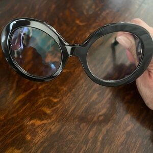 Prada Black Tortoiseshell Design Eyeglasses